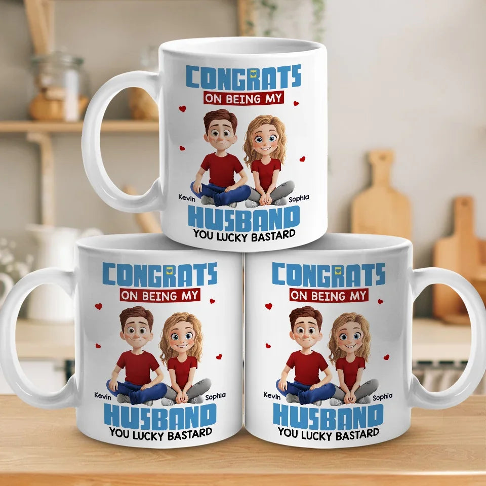 Personalisierte Tasse – Geschenk für den Ehemann