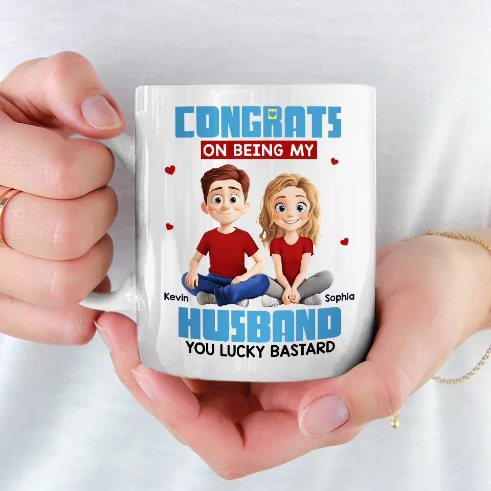 Personalisierte Tasse – Geschenk für den Ehemann