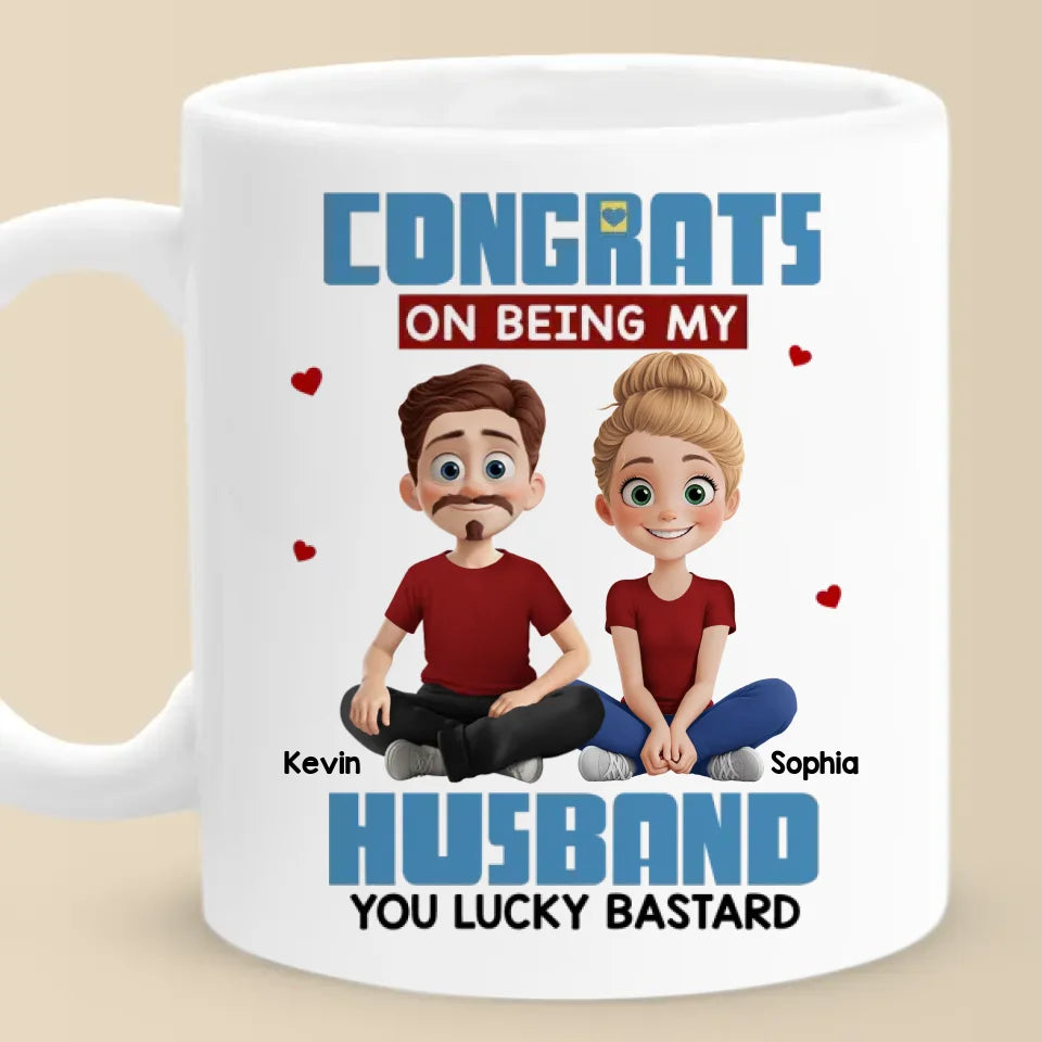 Personalisierte Tasse – Geschenk für den Ehemann