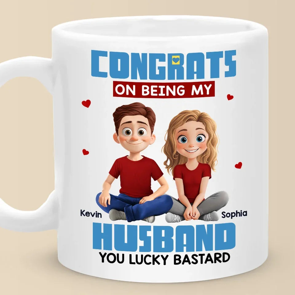 Personalisierte Tasse – Geschenk für den Ehemann